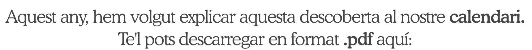 Descarrega el calendari