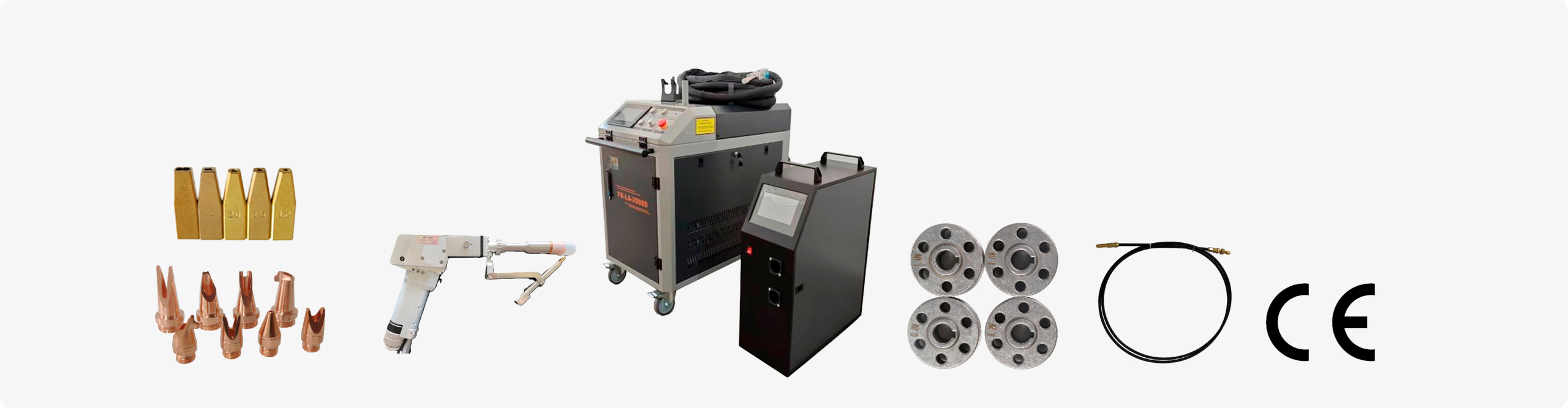 Equip de soldadura làser i accessoris