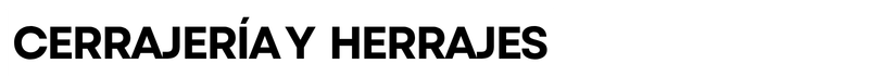 cerrajería y herrajes Cerrajería y herrajes