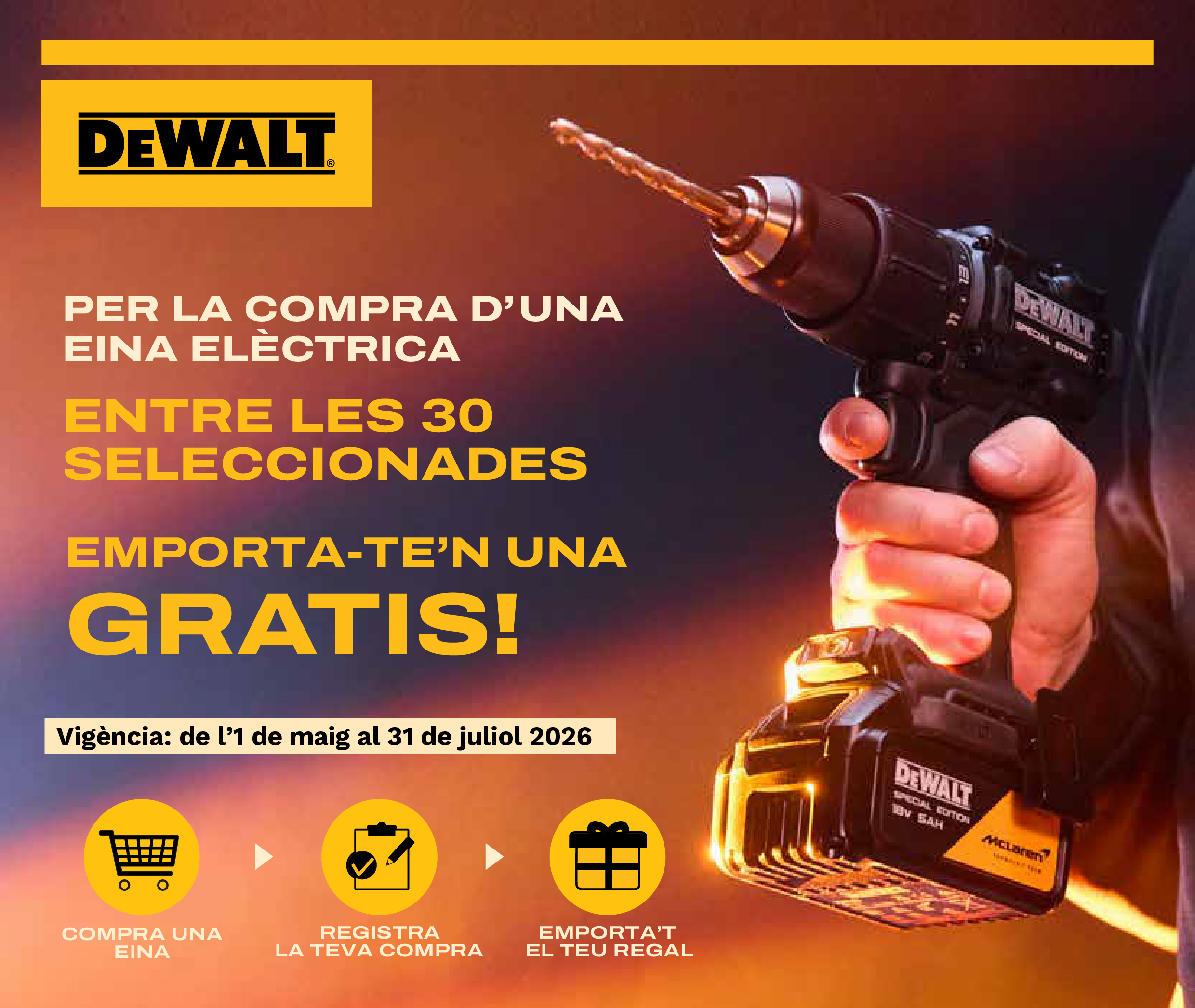 Campanya Redención DEWALT Campanya Redención DEWALT