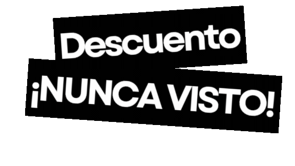 ¡Descuento nunca visto! ¡Descuento nunca visto!