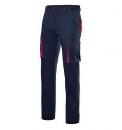 PANTALON STRECH BICOLOR 103024S NEGRO/ROJO 50