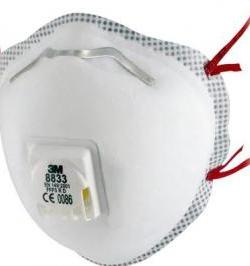 MASCARILLA FFP3 R D C/VALVULA 8833