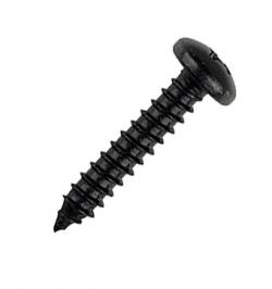 TORNILLO DIN 7981 ZINC NEGRO 6,3X 38