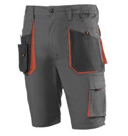 PANTALON CORTO TOP RANGE NEGRO/NARANJA 962 M