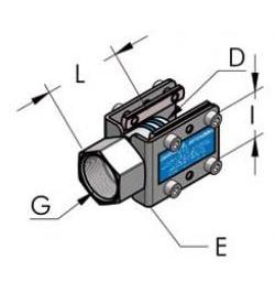 RACCORD TERM. FILETÉ FEMELLE COMPLET HBS D32-1-003001027