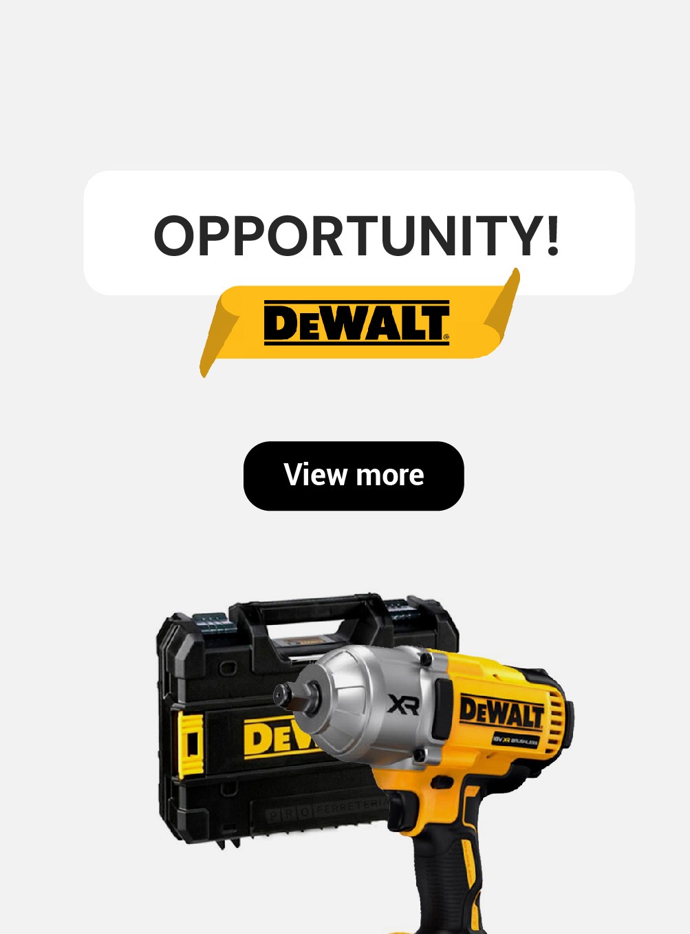 Oportunitats DEWALT